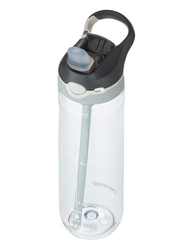 Contigo Ashland Autospout Trinkflasche mit Strohhalm | 720ml große BPA-freie Kunststoff Wasserflasche | auslaufsicher | ideal für Schule, Arbeit, Sport, Fahrrad, Wandern, Macaroon Contigo Ashland Autospout Trinkflasche mit Strohhalm | 720ml große BPA-freie Kunststoff Wasserflasche | auslaufsicher | ideal für Schule, Arbeit, Sport, Fahrrad, Wandern, Macaroon von Contigo
