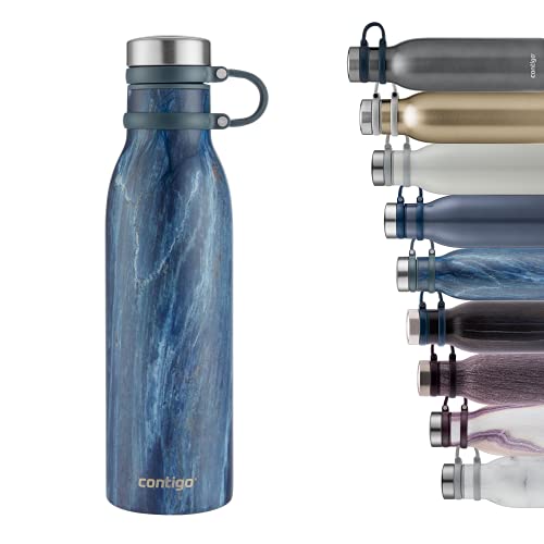 Contigo Unisex – Erwachsene Matterhorn Trinkflasche, Blue Slate, 590 ml von Contigo