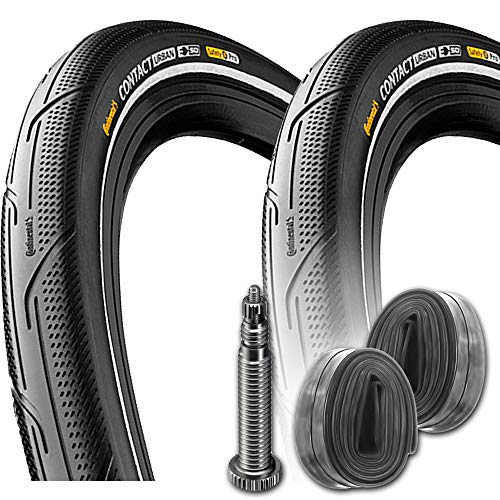 Continental 2X Contact Urban E50 Reflex 28x1,5" 40-622mm +SV Schlauch Continental 2X Contact Urban E50 Reflex 28x1,5" 40-622mm +SV Schlauch von Continental