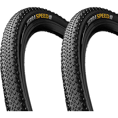 2X Continental Terra Speed Protection TLR Falt 27,5" 35-584mm Reifen + Flicken von Continental