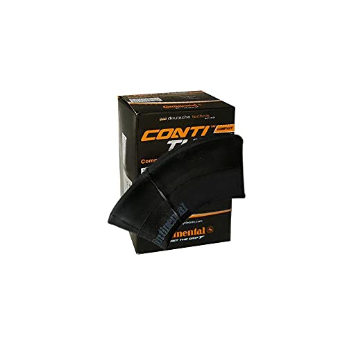 Continental Compact Weit Schlauch Hermetic Plus Fahrradschlauch, Schwarz, 50/62-406 von Continental