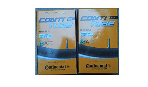 Continental MTB 27,5" Schlauch, 2 Stück, AV Ventil, 47-584 → 62-584 (27,5X 1.75 → 27,5X 2.5) 0182311 von Continental