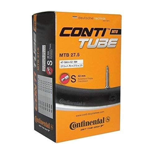 Continental MTB Fahrradschlauch, Schwarz, 29 x 1.75/2.50" 47/62-622 SV 42 mm Continental MTB Fahrradschlauch, Schwarz, 29 x 1.75/2.50" 47/62-622 SV 42 mm von Continental