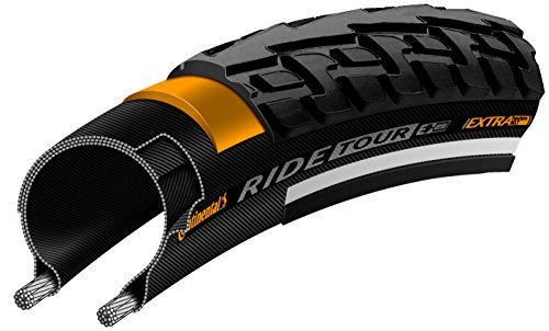 Continental Ride Tour Kreuz/Hybrid Fahrrad Reifen – Draht Bead, schwarz von Continental