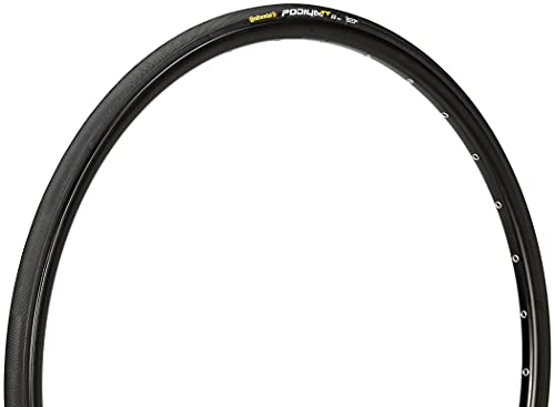 Continental Schlauchreifen-Rennrad Podium TT Fahrradreifen, Black-Black Skin, 28" x 22mm von Continental