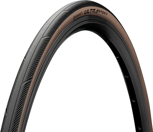 Continental Unisex-Adult Ultra Sport Iii Tire, Black/Brown, 28", 700 x 28C Continental Unisex-Adult Ultra Sport Iii Tire, Black/Brown, 28", 700 x 28C von Continental