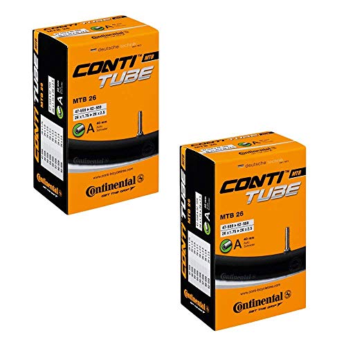 Continental Unisex MTB-Schlauch 66 cm (26 Zoll), schwarz, [47-559->62-559] von Continental