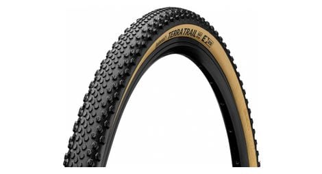 continental terra trail 650b schotterreifen tubeless ready faltbar shieldwall system puregrip compound creme seitenwand e bike e25 von Continental