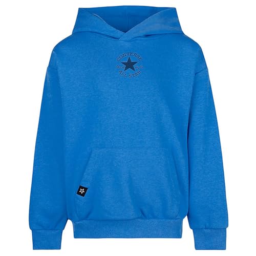Converse Jungen Sweatshirt mit Kapuze Sustainable Core Blau, blau, 13-15 Jahre von Converse