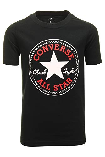 Converse Jungs T-Shirt 'Chunk Patch Tee' Rundhals (Schwarz) 12-13 Years von Converse