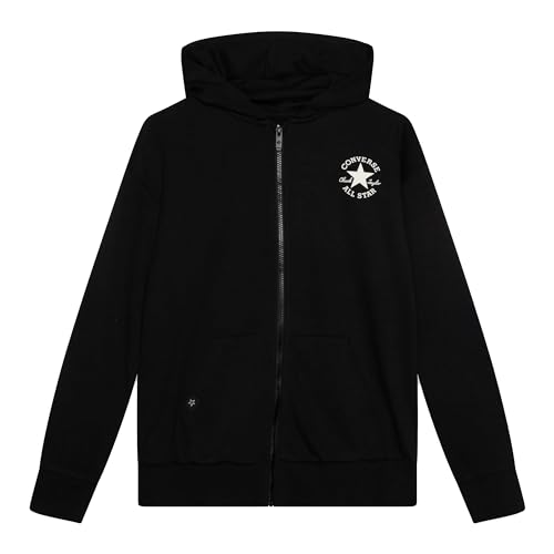 Converse Schwarzer Kapuzenpullover für Kinder, Unisex, Schwarz, 152 cm Converse Schwarzer Kapuzenpullover für Kinder, Unisex, Schwarz, 152 cm von Converse