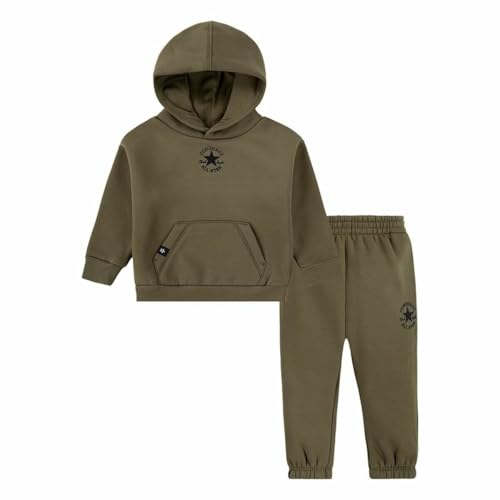Converse Unisex Kinder Sportlich Tracksuit, Grün, 18 Monate EU Converse Unisex Kinder Sportlich Tracksuit, Grün, 18 Monate EU von Converse