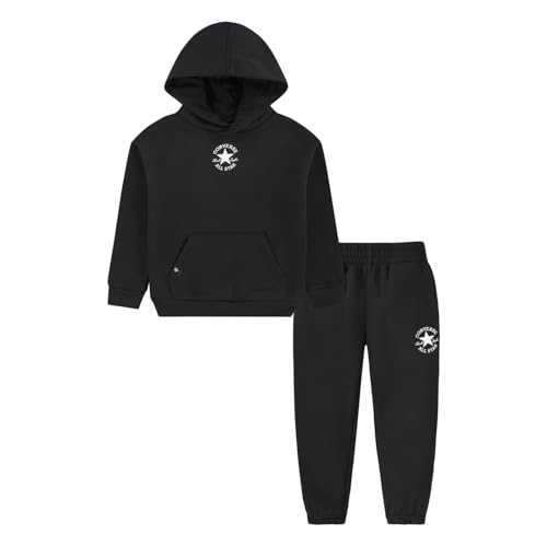 Converse Unisex Kinder Sportlich Tracksuit, Schwarz, 12 Monate EU Converse Unisex Kinder Sportlich Tracksuit, Schwarz, 12 Monate EU von Converse