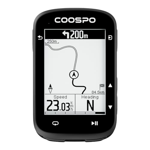 COOPSO CS500 Wireless Bicycle Computer, 2.6 Inch LCD GPS Speedometer Bicycle Navigation Wireless, Bluetooth/ANT+ Ahrrad Computers with Backlight, Waterproof IPX7, Support Bike Radar & 45H Battery Life COOPSO CS500 Wireless Bicycle Computer, 2.6 Inch LCD GPS Speedometer Bicycle Navigation Wireless, Bluetooth/ANT+ Ahrrad Computers with Backlight, Waterproof IPX7, Support Bike Radar & 45H Battery Life von CooSpo