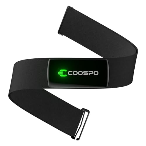 COOSPO H9Z Pulsmesser Brustgurt, Wiederaufladbare Bluetooth 5.0/ ANT+ Herzfrequenzmesser Brustgurt, IP67 Wasserdichter HRM Fitness Tracker Kompatibel mit Polar Wahoo Strava Garmin COOSPO H9Z Pulsmesser Brustgurt, Wiederaufladbare Bluetooth 5.0/ ANT+ Herzfrequenzmesser Brustgurt, IP67 Wasserdichter HRM Fitness Tracker Kompatibel mit Polar Wahoo Strava Garmin von CooSpo