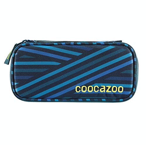 Coocazoo Federmäppchen PencilDenzel „Zebra Stripe Blue“ blau, Schlamperetui, Geodreieckfach, Stundenplanfach, herausnehmbarer Stiftehalter, zusätzliches Reißverschlussfach Coocazoo Federmäppchen PencilDenzel „Zebra Stripe Blue“ blau, Schlamperetui, Geodreieckfach, Stundenplanfach, herausnehmbarer Stiftehalter, zusätzliches Reißverschlussfach von Coocazoo