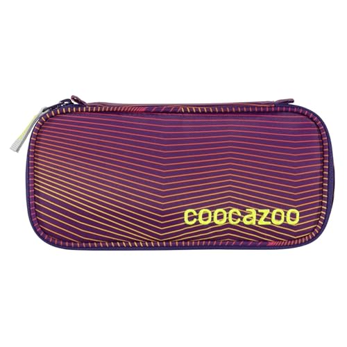 coocazoo Federmäppchen PencilDenzel „Soniclights Purple“ lila, Schlamperetui, Geodreieckfach, Stundenplanfach, herausnehmbarer Stiftehalter, zusätzliches Reißverschlussfach coocazoo Federmäppchen PencilDenzel „Soniclights Purple“ lila, Schlamperetui, Geodreieckfach, Stundenplanfach, herausnehmbarer Stiftehalter, zusätzliches Reißverschlussfach von Coocazoo