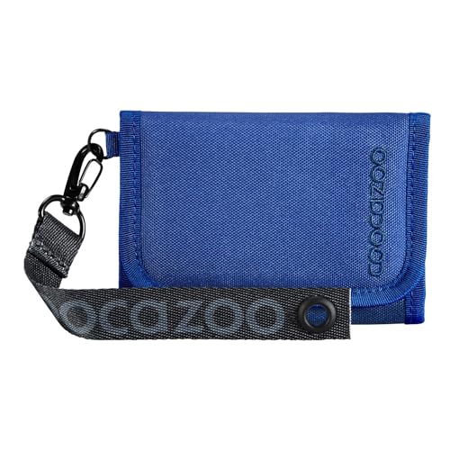 Coocazoo Geldbörse, „All Blue”, blau, Portemonnaie mit Sichtfenster innen & außen, Münzfach & Kartenfächern, Klettverschluss, ab der 3. Klasse von Coocazoo