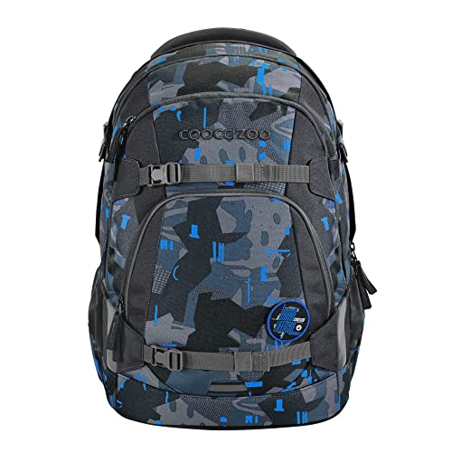 coocazoo Schulrucksack Mate „Blue Craft”,schwarz-blau, ergonomischer & anpassbarer Tornister, höhen- & größenverstellbar, mit Brustgurt & Hüftgurt, ab der 3. Klasse coocazoo Schulrucksack Mate „Blue Craft”,schwarz-blau, ergonomischer & anpassbarer Tornister, höhen- & größenverstellbar, mit Brustgurt & Hüftgurt, ab der 3. Klasse von Coocazoo