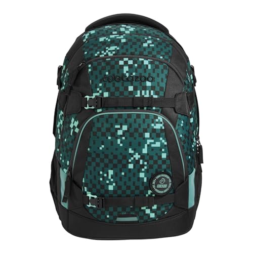 coocazoo Schulrucksack Mate „Pixel Blox”, schwarz-grün, ergonomischer & anpassbarer Tornister, höhen- & größenverstellbar, mit Brustgurt & Hüftgurt, ab der 3. Klasse coocazoo Schulrucksack Mate „Pixel Blox”, schwarz-grün, ergonomischer & anpassbarer Tornister, höhen- & größenverstellbar, mit Brustgurt & Hüftgurt, ab der 3. Klasse von Coocazoo
