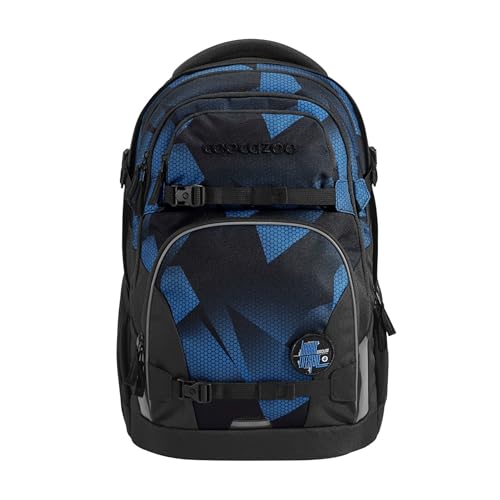 coocazoo Schulrucksack Porter „Electric Ice”, schwarz-blau, ergonomischer & anpassbarer Tornister, höhen- & größenverstellbar, mit Brustgurt & Hüftgurt, ab der 3. Klasse coocazoo Schulrucksack Porter „Electric Ice”, schwarz-blau, ergonomischer & anpassbarer Tornister, höhen- & größenverstellbar, mit Brustgurt & Hüftgurt, ab der 3. Klasse von Coocazoo
