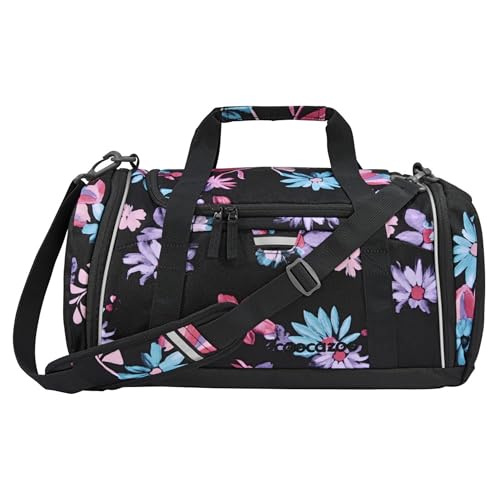 coocazoo Sporttasche „Floral Artnight“, schwarz-blau, Hauptfach, Nasswäschefach, Seitentasche, Reflektoren, 20 Liter, ab der 3. Klasse coocazoo Sporttasche „Floral Artnight“, schwarz-blau, Hauptfach, Nasswäschefach, Seitentasche, Reflektoren, 20 Liter, ab der 3. Klasse von Coocazoo