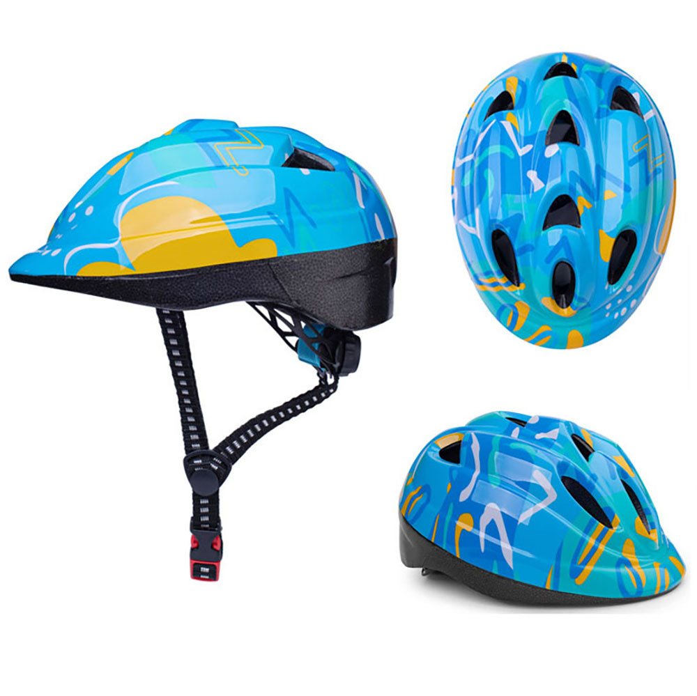 CoolBlauza Kinderfahrradhelm Kinder-Helm Reithelm Helm Radfahren (1-tlg., Verstellbarer Sicherheitshelm), Kopfumfang:48-54cm von CoolBlauza
