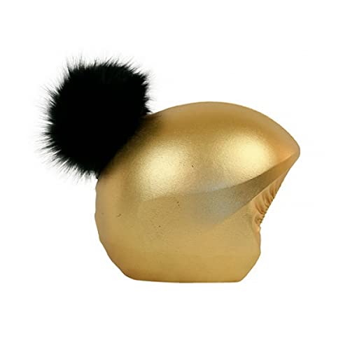 Coolcasc Multisport Helm Cover Exclusive GOLDEN PON PON schwarz von Coolcasc