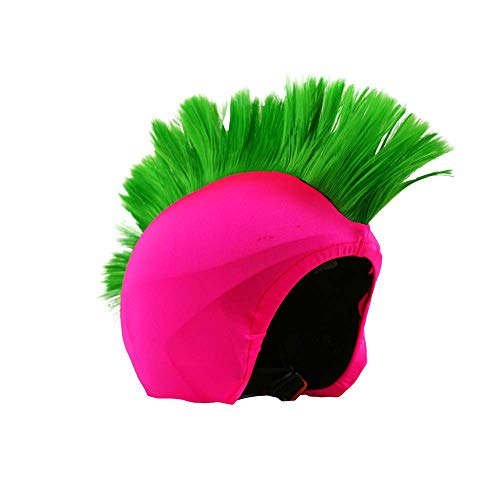 COOLCASC Pink Punk - Universale Helmhülle – Personalisieren Sie Ihren Skihelm mit Einer auffälligen und lustigen Schutzabdeckung – Einheitsgröße COOLCASC Pink Punk - Universale Helmhülle – Personalisieren Sie Ihren Skihelm mit Einer auffälligen und lustigen Schutzabdeckung – Einheitsgröße von Coolcasc