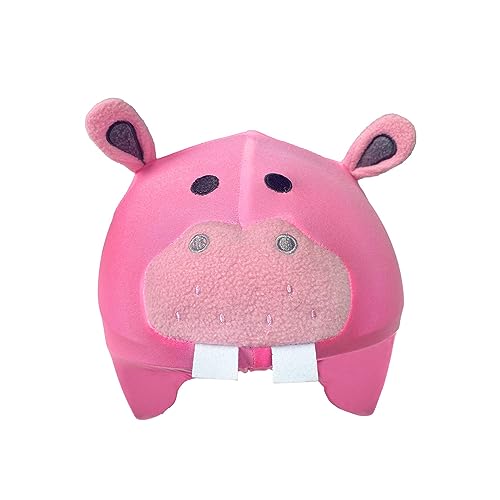 Coolcasc Unisex Jugend Hippo Helmüberzug, Rosa, one Size Coolcasc Unisex Jugend Hippo Helmüberzug, Rosa, one Size von Coolcasc
