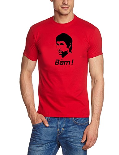 Coole-Fun-T-Shirts BÄM ! in Your FACE ! Bruce Lee t-Shirt ROT GR.M von Coole-Fun-T-Shirts