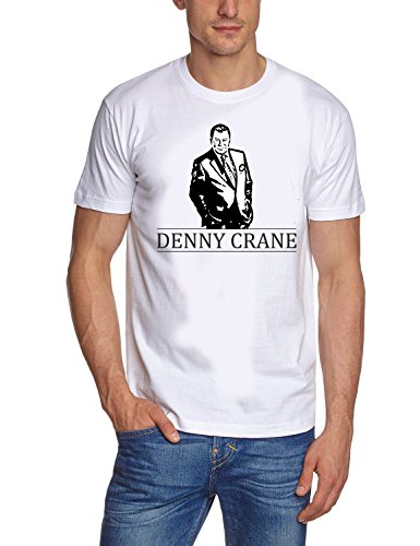 Coole-Fun-T-Shirts Denny Crane- Boston LEGAL - Weiss/schwarz T-Shirt GR.XL von Coole-Fun-T-Shirts