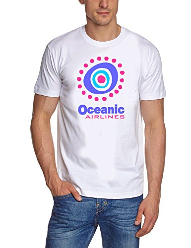 Coole-Fun-T-Shirts Herren Lost Island Oceanic Airlines 3 Farben T-Shirt Weiss, L Coole-Fun-T-Shirts Herren Lost Island Oceanic Airlines 3 Farben T-Shirt Weiss, L von Coole-Fun-T-Shirts