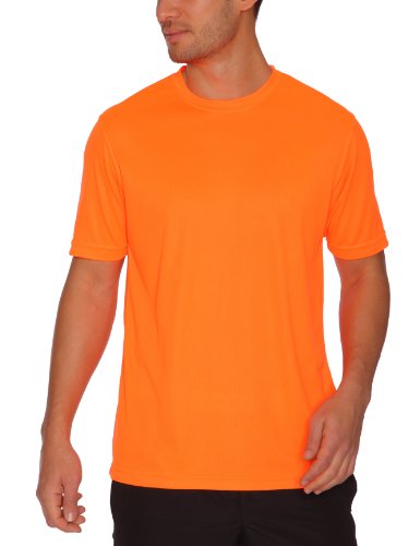 Coole-Fun-T-Shirts Herren NEON T-Shirt floureszierend Neonorange, XL von Coole-Fun-T-Shirts