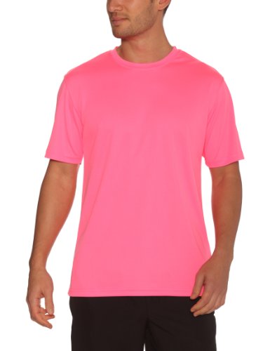 Coole-Fun-T-Shirts Herren NEON T-Shirt floureszierend neonpink, L von Coole-Fun-T-Shirts