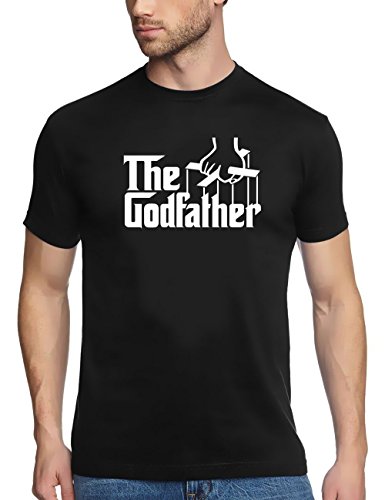 Coole-Fun-T-Shirts Herren The Godfather - DER Pate - T-Shirt schwarz, XXL von Coole-Fun-T-Shirts