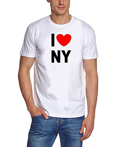 Coole-Fun-T-Shirts I Love NY Weiss - T-Shirt, GR.M Coole-Fun-T-Shirts I Love NY Weiss - T-Shirt, GR.M von Coole-Fun-T-Shirts