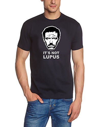 Coole-Fun-T-Shirts It s not Lupus Dr.House T-Shirt Navy - T-Shirt, GR.XXL von Coole-Fun-T-Shirts