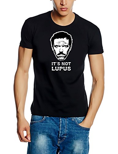 Coole-Fun-T-Shirts It s not Lupus Dr.House T-Shirt schwarz - T-Shirt, GR.XL von Coole-Fun-T-Shirts