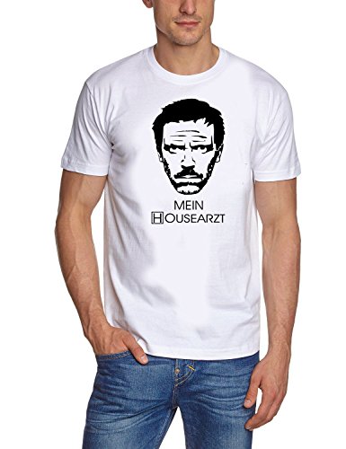 Coole-Fun-T-Shirts Mein Housearzt - Dr. House - T-Shirt Weiss GR.M Coole-Fun-T-Shirts Mein Housearzt - Dr. House - T-Shirt Weiss GR.M von Coole-Fun-T-Shirts