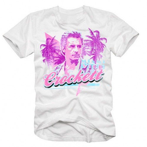 Coole-Fun-T-Shirts Miami VICE - Sonny Crocket - T-Shirt - Weiss, GR.L von Coole-Fun-T-Shirts