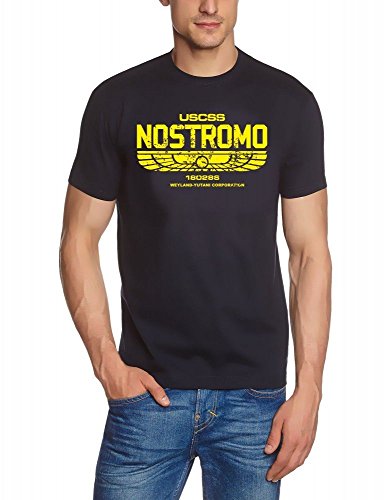 Coole-Fun-T-Shirts USCSS Nostromo Yutani Corp. Navy, T-Shirt, GR.M Coole-Fun-T-Shirts USCSS Nostromo Yutani Corp. Navy, T-Shirt, GR.M von Coole-Fun-T-Shirts
