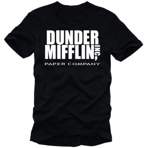 Dunder Mifflin Paper Company inc. - T-Shirt Schwarz, Gr.M von Coole-Fun-T-Shirts
