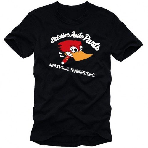 EDDIES AUTO PARTS - JACK ASS - KNOXVILLE schwarz T-SHIRT, GR.L von Coole-Fun-T-Shirts
