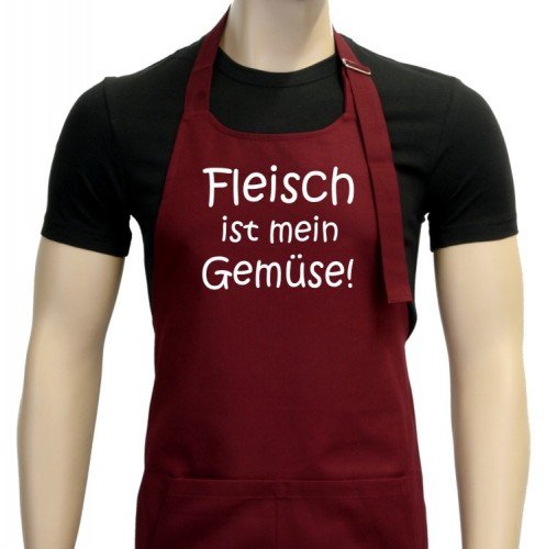 Coole-Fun-T-Shirts Grillschürze Weinrot Fleisch ist Mein Gemüse - Grillen - BBQ Grill SCHÜRZE GRILLSPORT Coole-Fun-T-Shirts Grillschürze Weinrot Fleisch ist Mein Gemüse - Grillen - BBQ Grill SCHÜRZE GRILLSPORT von Coole-Fun-T-Shirts