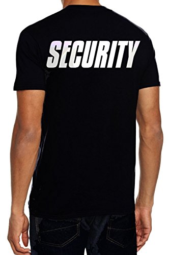 Security T-Shirt + Cap ! Druck vo+hi ! schwarz Gr.XXL von Coole-Fun-T-Shirts