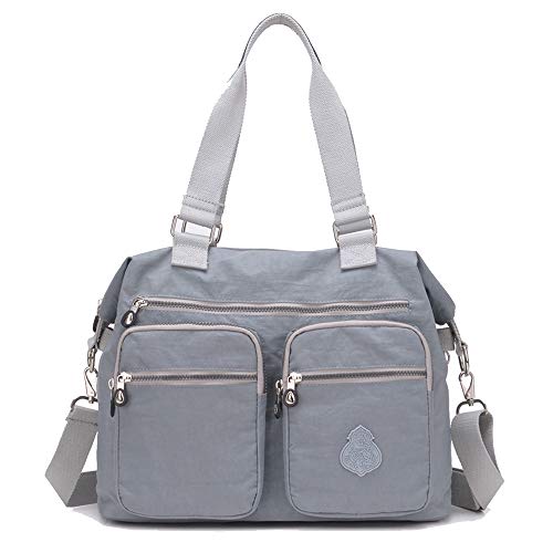 Coolives Damen Casual Handtasche mit Schultergurt Schultertasche Umhängetasche Crossbody Messenger Bag für Frauen Grau EINWEG Coolives Damen Casual Handtasche mit Schultergurt Schultertasche Umhängetasche Crossbody Messenger Bag für Frauen Grau EINWEG von Coolives