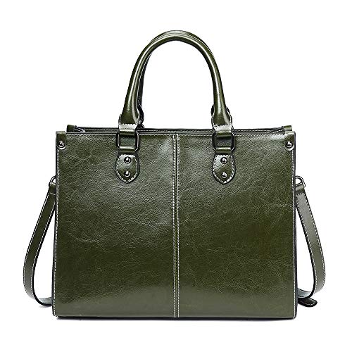 Coolives Damen Handtasche Henkeltasche Umhängetasche Schultertasche Kleine Shopper Tasche aus Leder Grün EINWEG Coolives Damen Handtasche Henkeltasche Umhängetasche Schultertasche Kleine Shopper Tasche aus Leder Grün EINWEG von Coolives