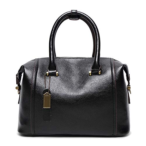 Coolives Damen Tasche Handtasche Henkeltasche aus PU-Leder Boston Umhängetasche Schultertasche Elegant Taschen Schwarz EINWEG Coolives Damen Tasche Handtasche Henkeltasche aus PU-Leder Boston Umhängetasche Schultertasche Elegant Taschen Schwarz EINWEG von Coolives