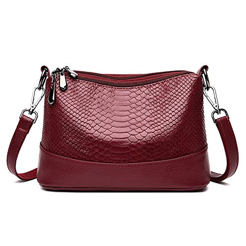 Coolives Damen Umhängetasche aus PU-Leder Kleine Hobo Schultertasche Handtasche Elegant Henkeltasche Tasche für Dame Rotwein Rotwein EINWEG Coolives Damen Umhängetasche aus PU-Leder Kleine Hobo Schultertasche Handtasche Elegant Henkeltasche Tasche für Dame Rotwein Rotwein EINWEG von Coolives